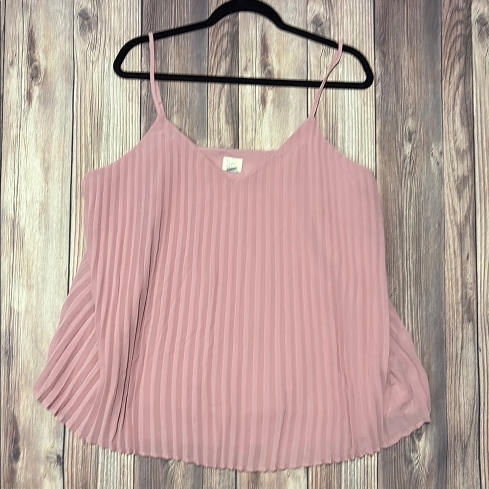 A New Day Pink Pleated Camisole